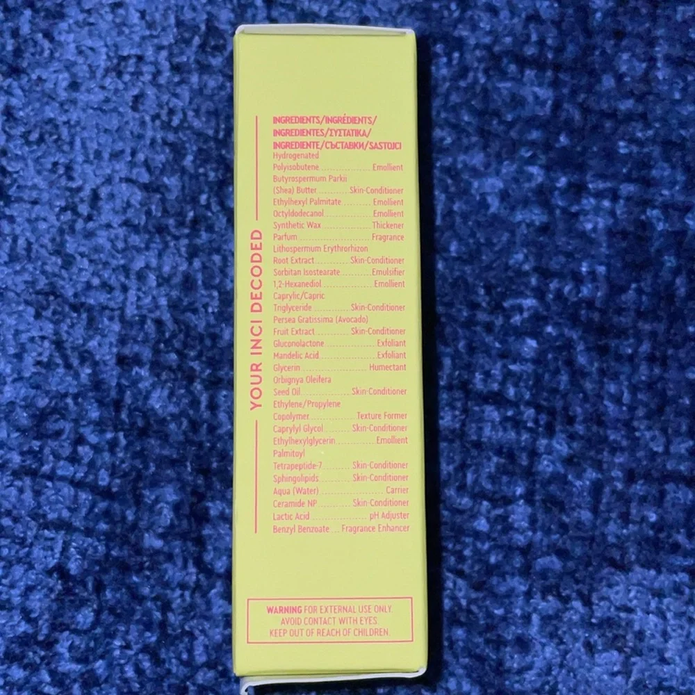 NIB BYOMA Liptide Lip Mask in Yellow - Picture 3 of 4